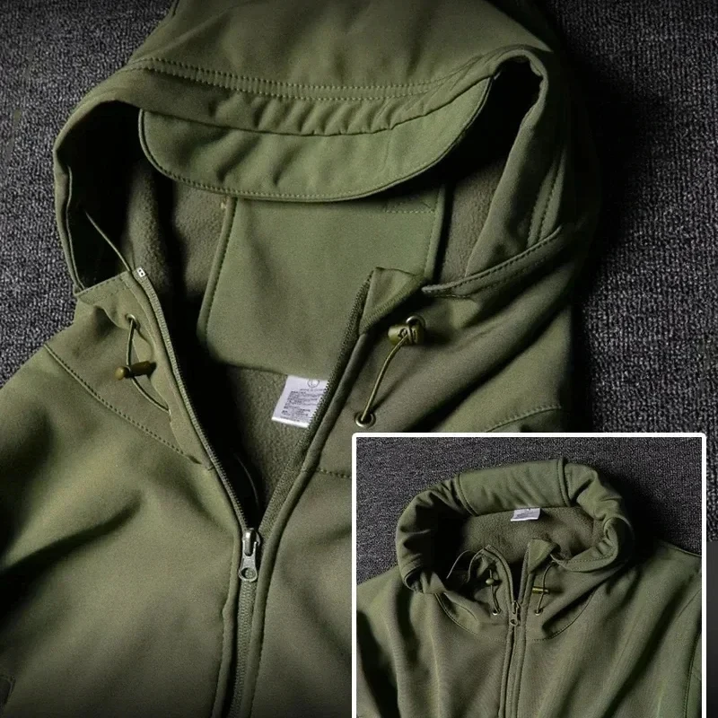 Conjunto táctico hombre impermeable ripstop, cargo forro polar - imagen 4