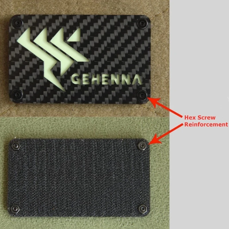 Insignias tácticas caladas de las academias GEHENNA y HYAKKIYAKO