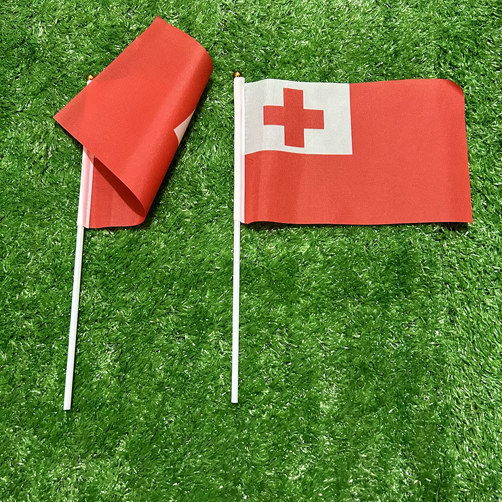 Bandera de mano Tonga – para evento y decoración - imagen 4