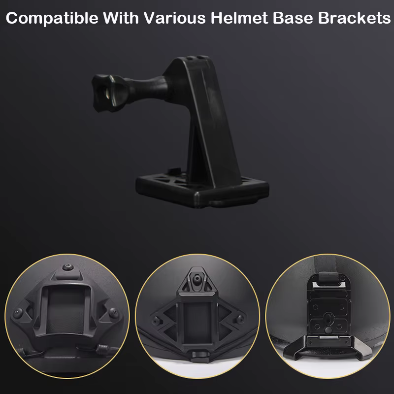 Soporte adaptador casco táctico GoPro Hero para cámara frontal - imagen 4