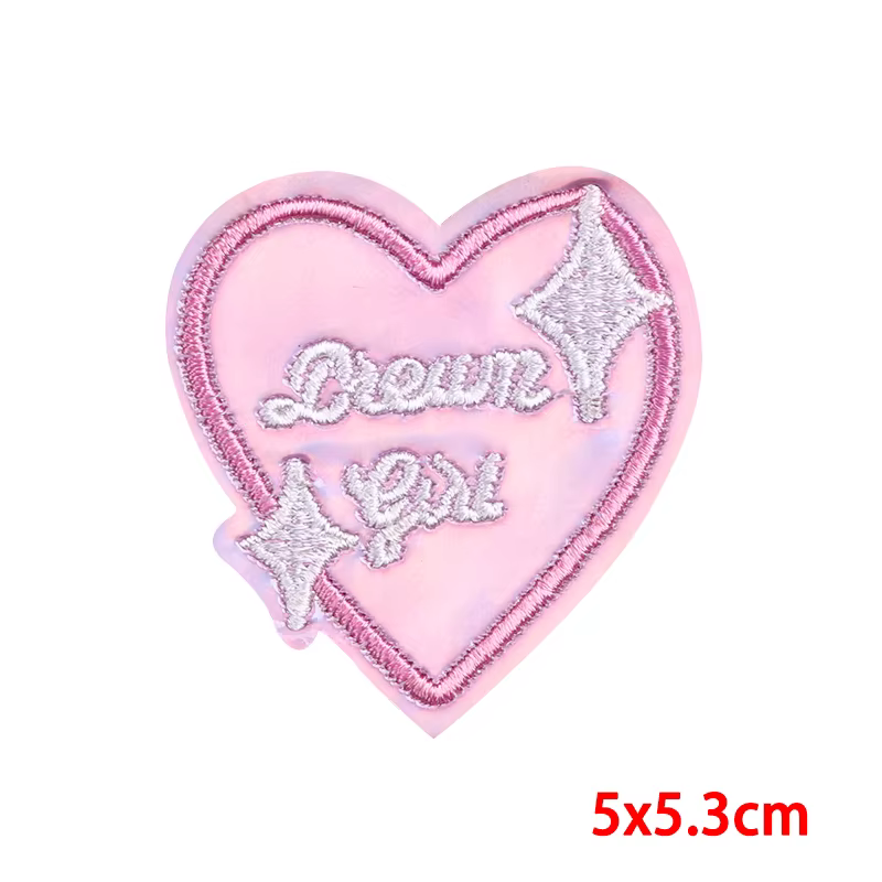 Parche termoadhesivo bordado corazón mariposa – Personaliza tu ropa - imagen 3