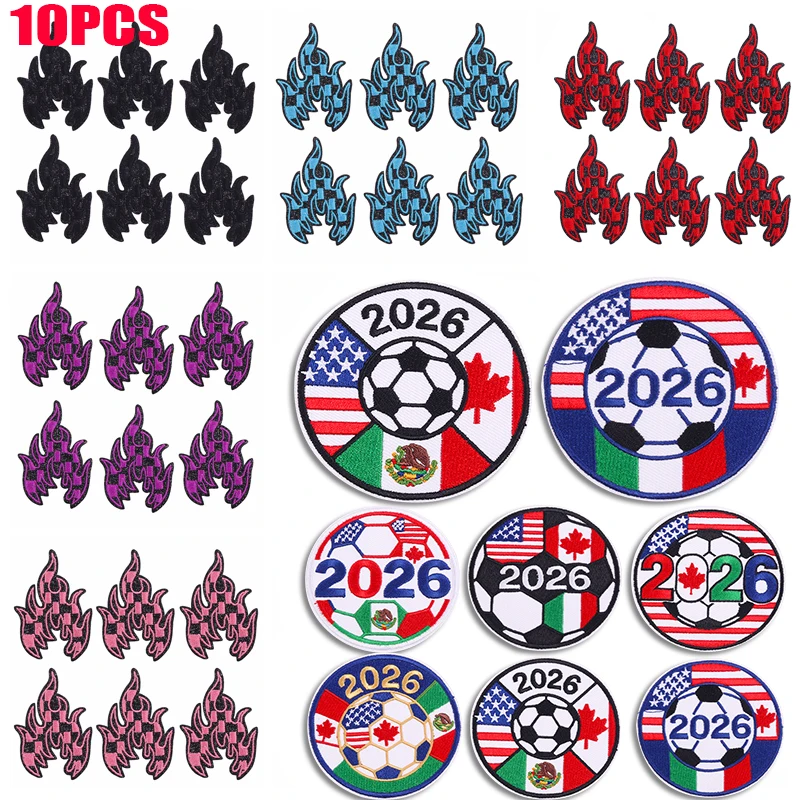 Parches termoadhesivos tablero ajedrez y llamas para uniforme - imagen 5
