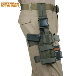 EXCELENTE ELITE SPANKER Pistolera muslo MOLLE diestros – Táctica para pierna