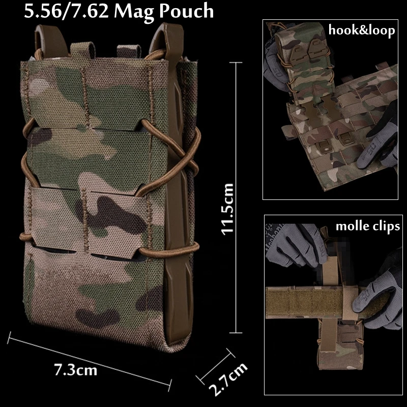 Bolsa táctica para revistas con Clip MOLLE magnético universal - imagen 3