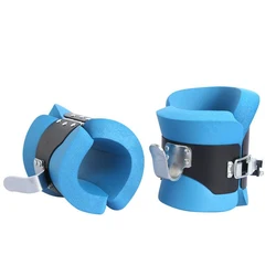 Botas inversión acero inoxidable para barra de musculación