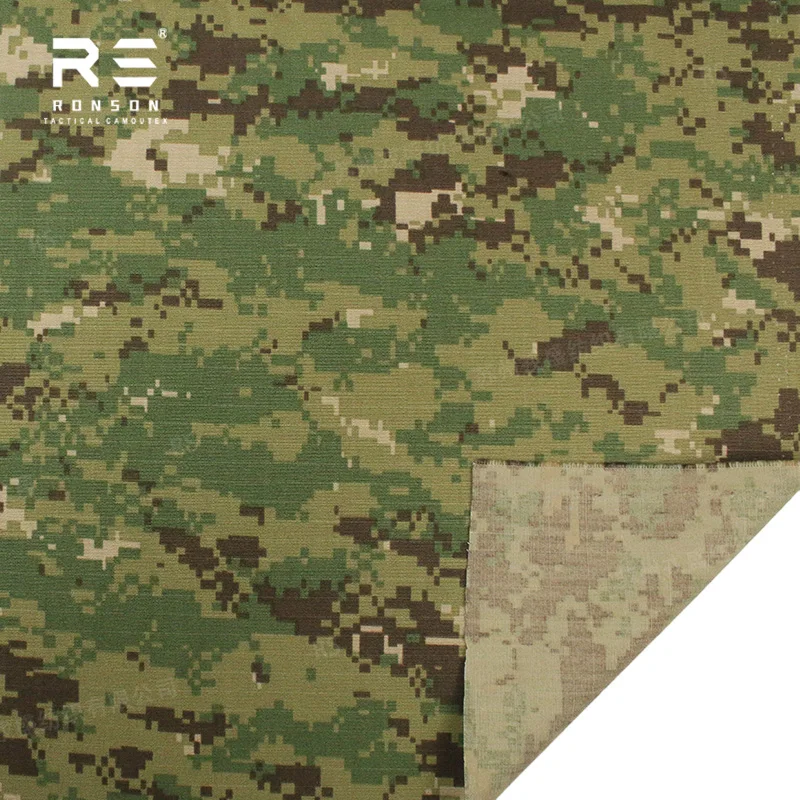 Tejido táctico ripstop camuflaje AOR2, nylon-algodón NYCO militar - imagen 2