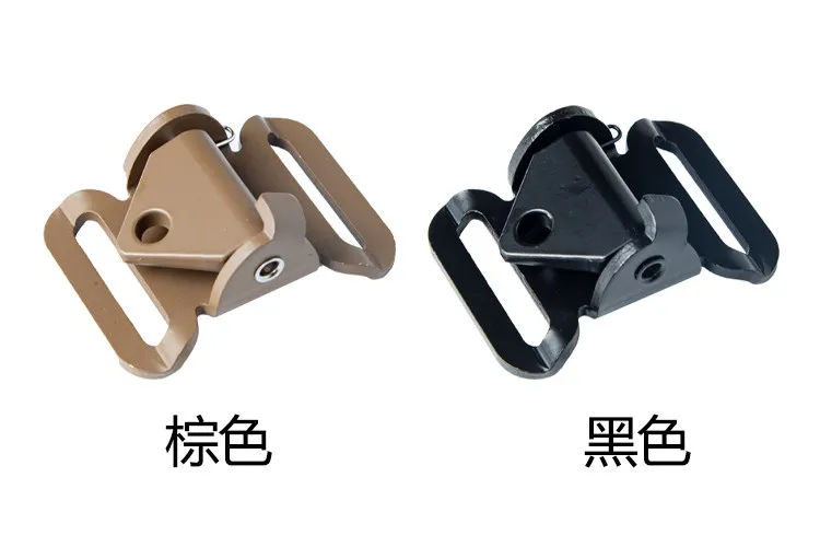Hebilla de resorte ajustable de aleación de aluminio para correas de 25 mm