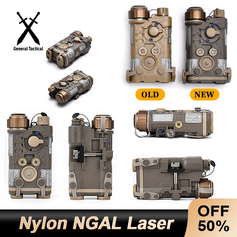 NGAL puntero láser táctico airsoft con interruptor trasero doble - imagen 2