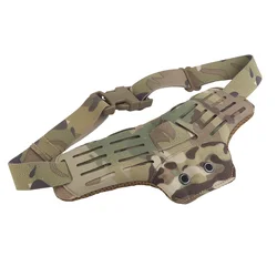 Portaplacas MOLLE táctico para pierna con correas ajustables