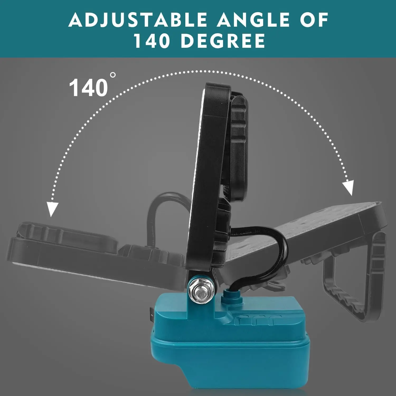 Lámpara de trabajo LED Makita inalámbrica con USB sin batería - imagen 4