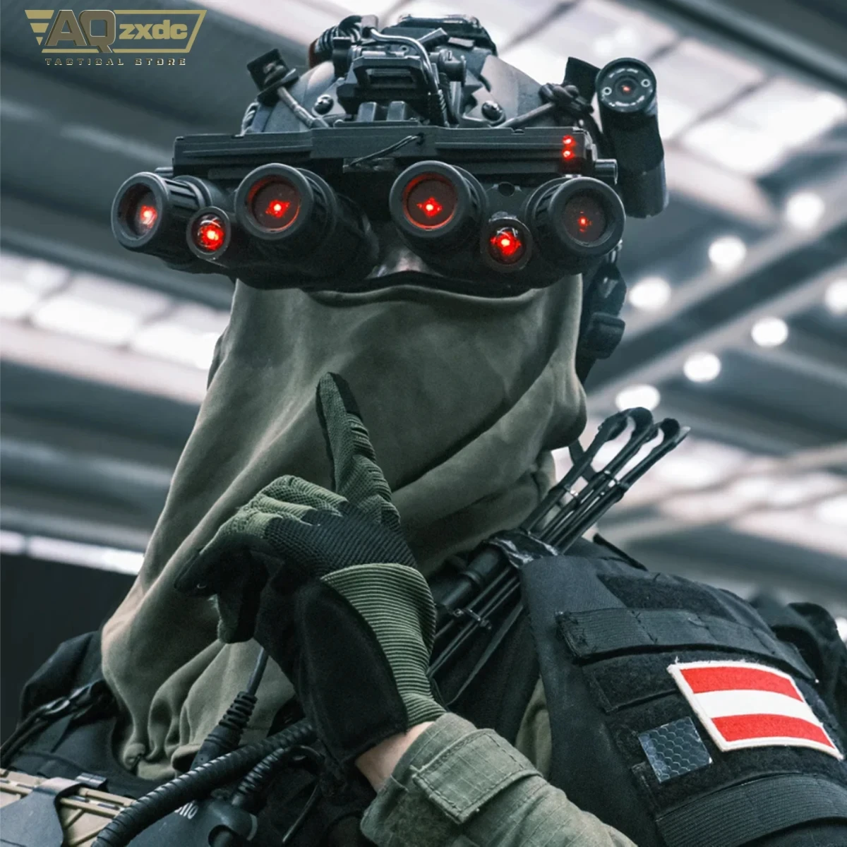 Koenig Conjunto táctico Ghost Spider para cosplay y exhibición - imagen 5