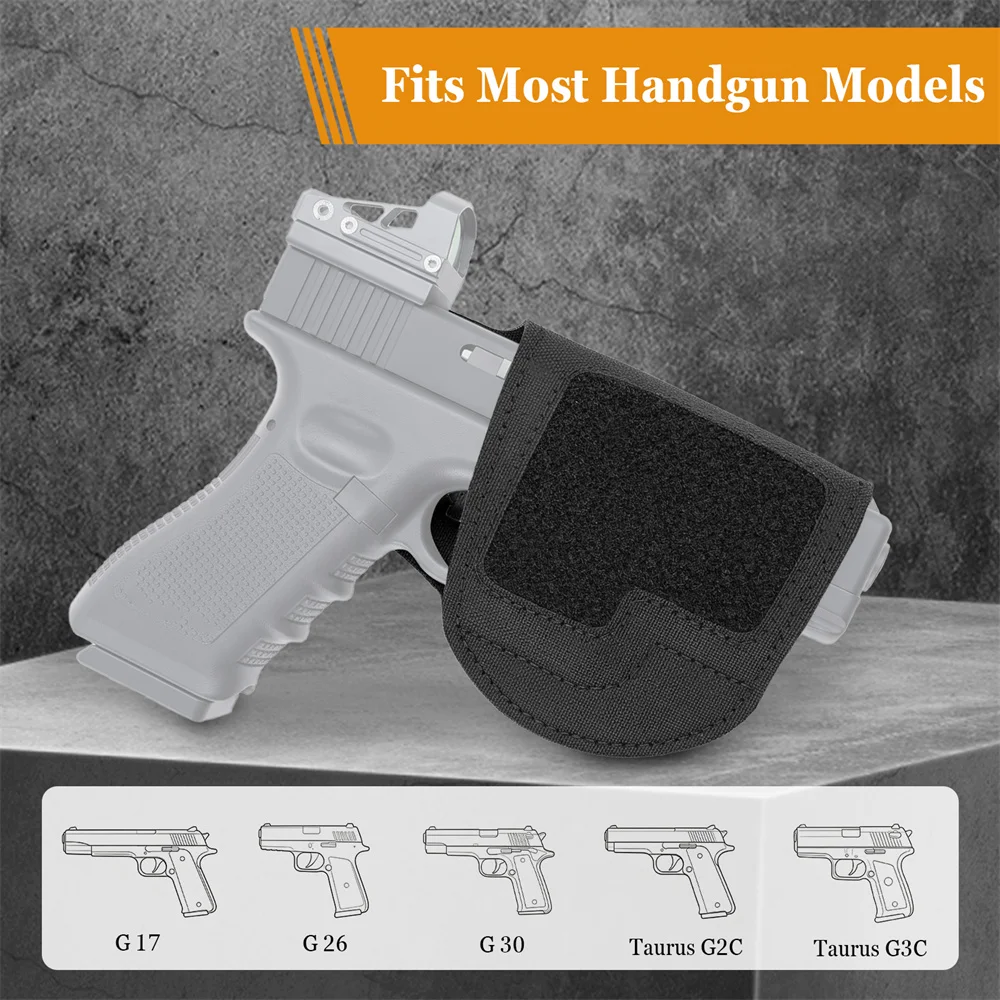 Funda universal pistola Glock 19/17 y Taurus G2C/G3C – OWB y porte oculto - imagen 4