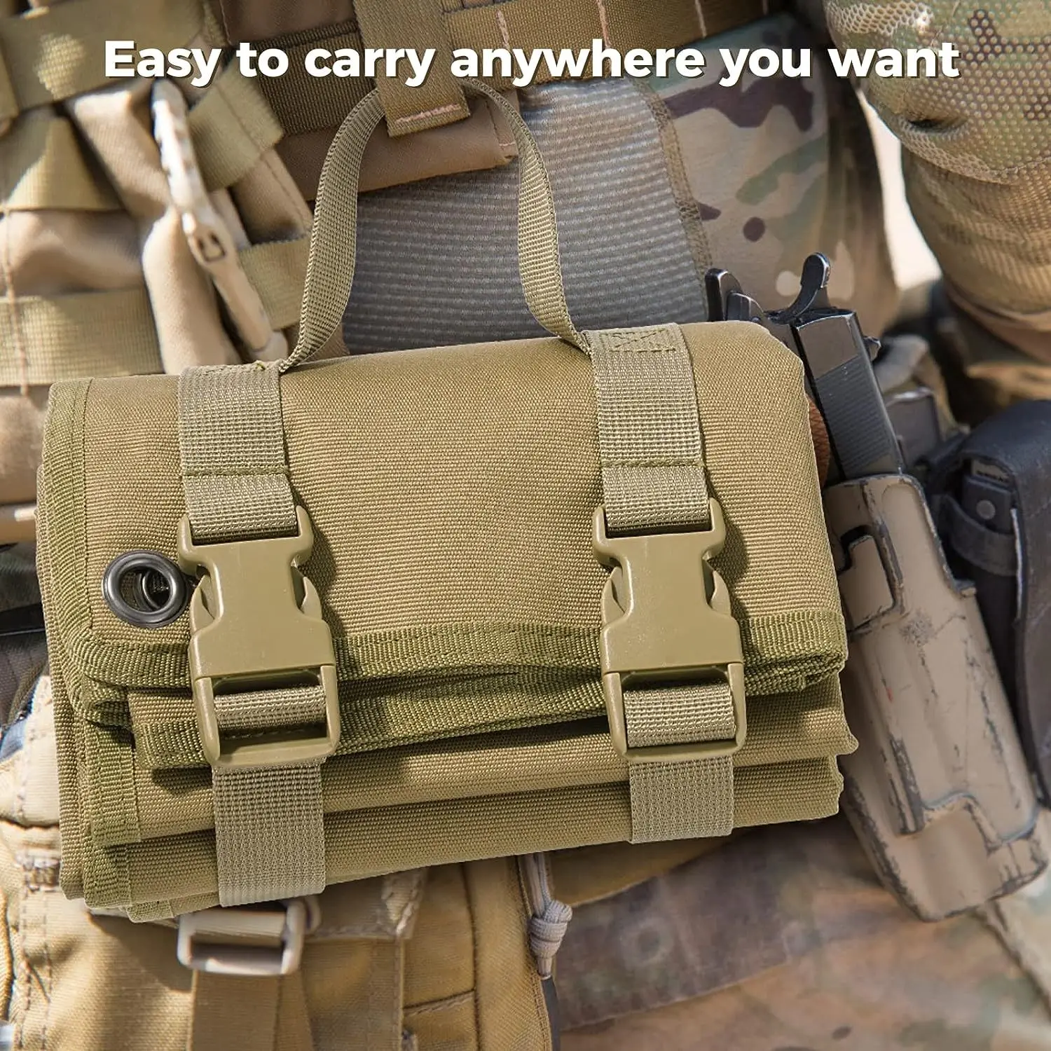 Esterilla de tiro táctica enrollable antideslizante impermeable - imagen 5