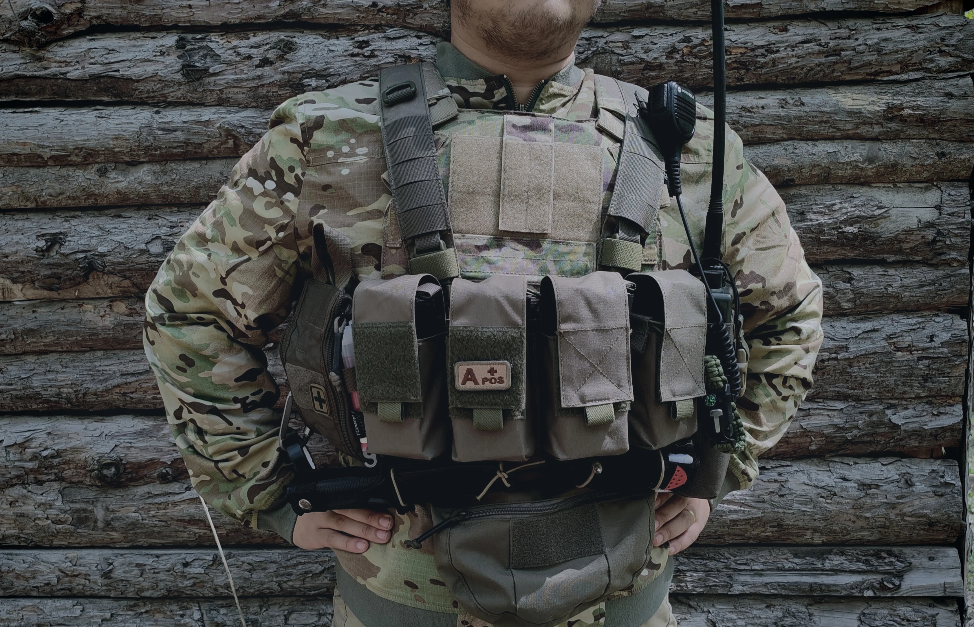 CQ-81 Patrol chaleco táctico MOLLE para cargadores RG Ranger Green - imagen 5