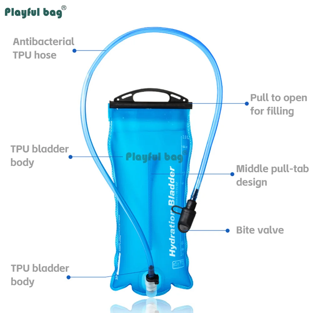 Bolsa hidratación TPU antigoteo para mochila táctica - imagen 2