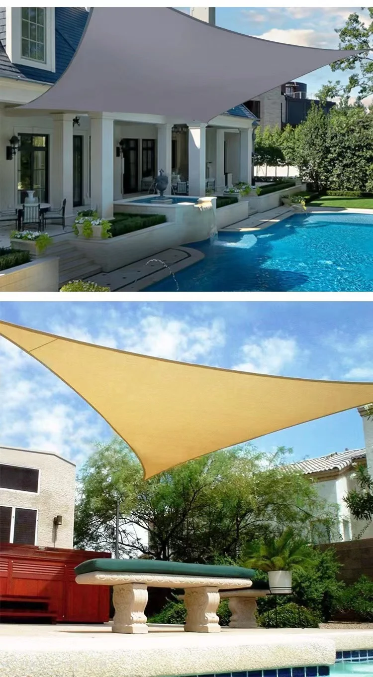 Vela sombra jardín: toldo impermeable resistente UV exterior - imagen 5