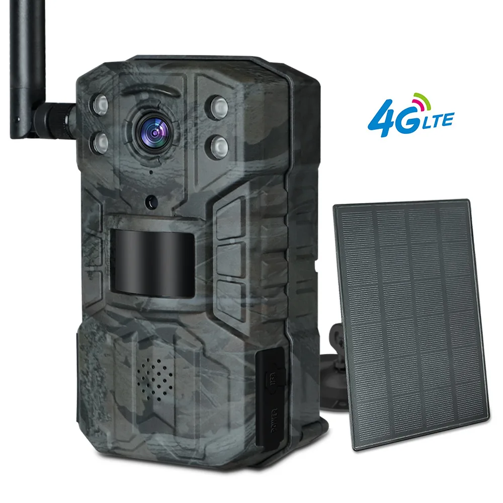 Cámara de caza solar 4G LTE en acción