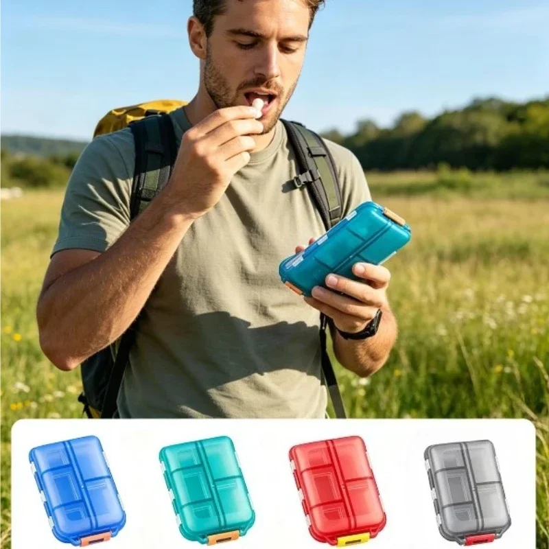 Pastillero dispensador de medicamentos impermeable para botiquín - imagen 3