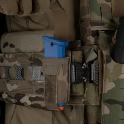 Bolsa monomando 9mm MOLLE táctica con correas liberación rápida