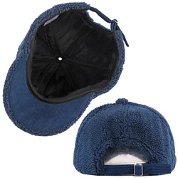 Gorra táctica de borreguillo sintético ajustable, mujer