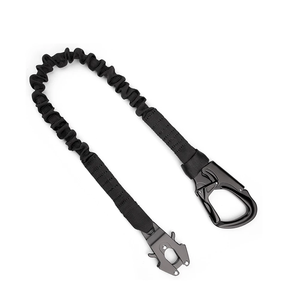 Correa elástica táctica con hebilla liberación rápida de aluminio EDC - imagen 4