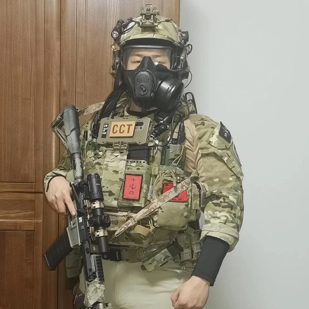 Máscara de gas táctica FM53 para exteriores, disfraz decorativo - imagen 2
