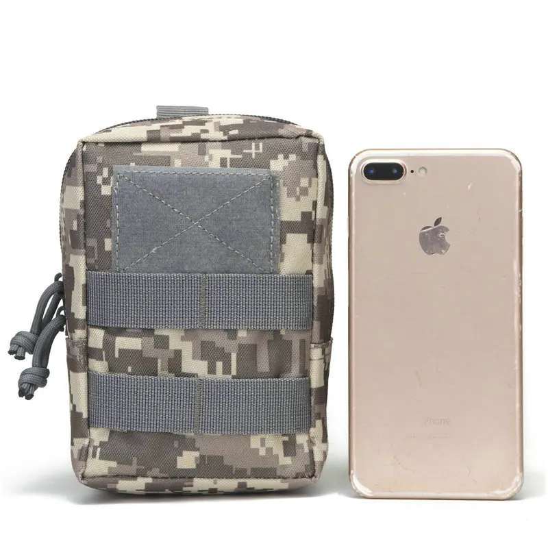 Bolsa táctica MOLLE con riñonera EDC y soporte magnético para móvil - imagen 4