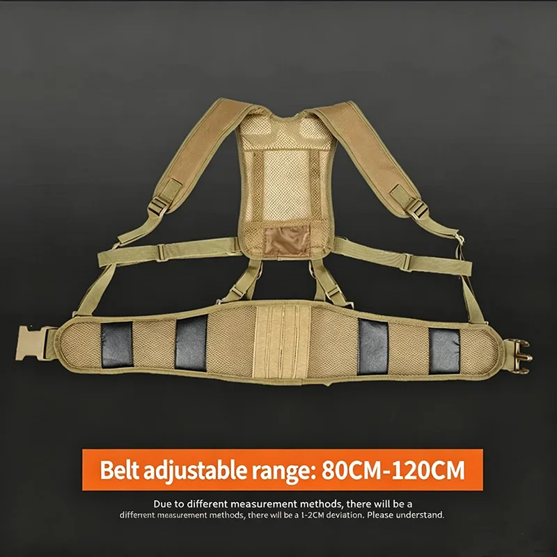 H-Harness arnés táctico de pecho MOLLE correa cruzada ajustable - imagen 5