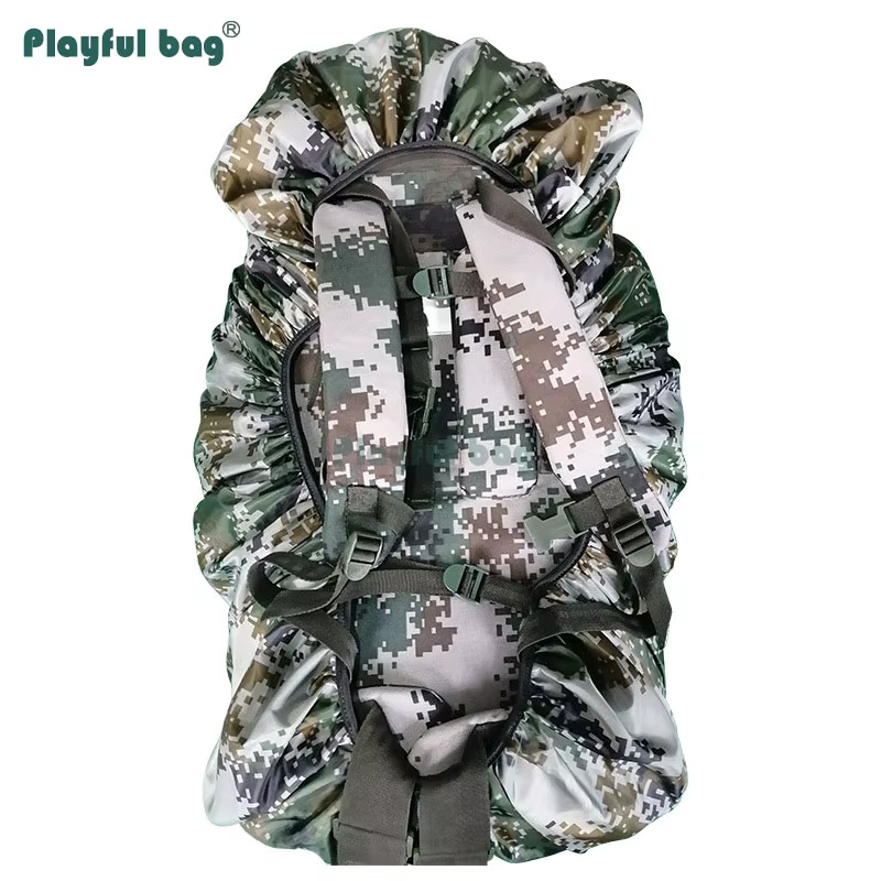 Cubierta impermeable para mochila 75L – Camuflaje woodland - imagen 3