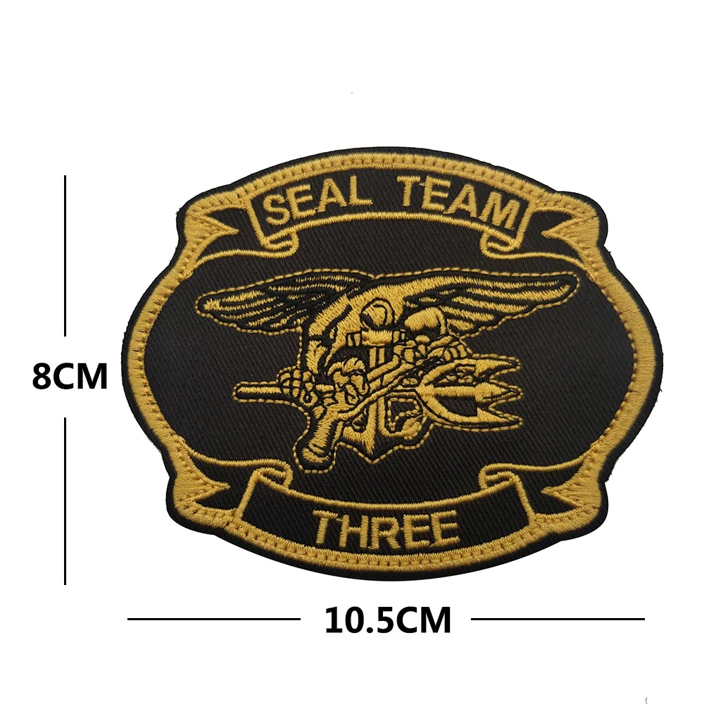 SEAL TEAM parche táctico bordado cortavientos tipo brazalete - imagen 2