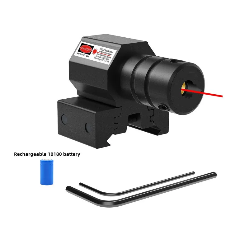 Mira láser táctica multicolor ajustable en riel Picatinny airsoft - imagen 2