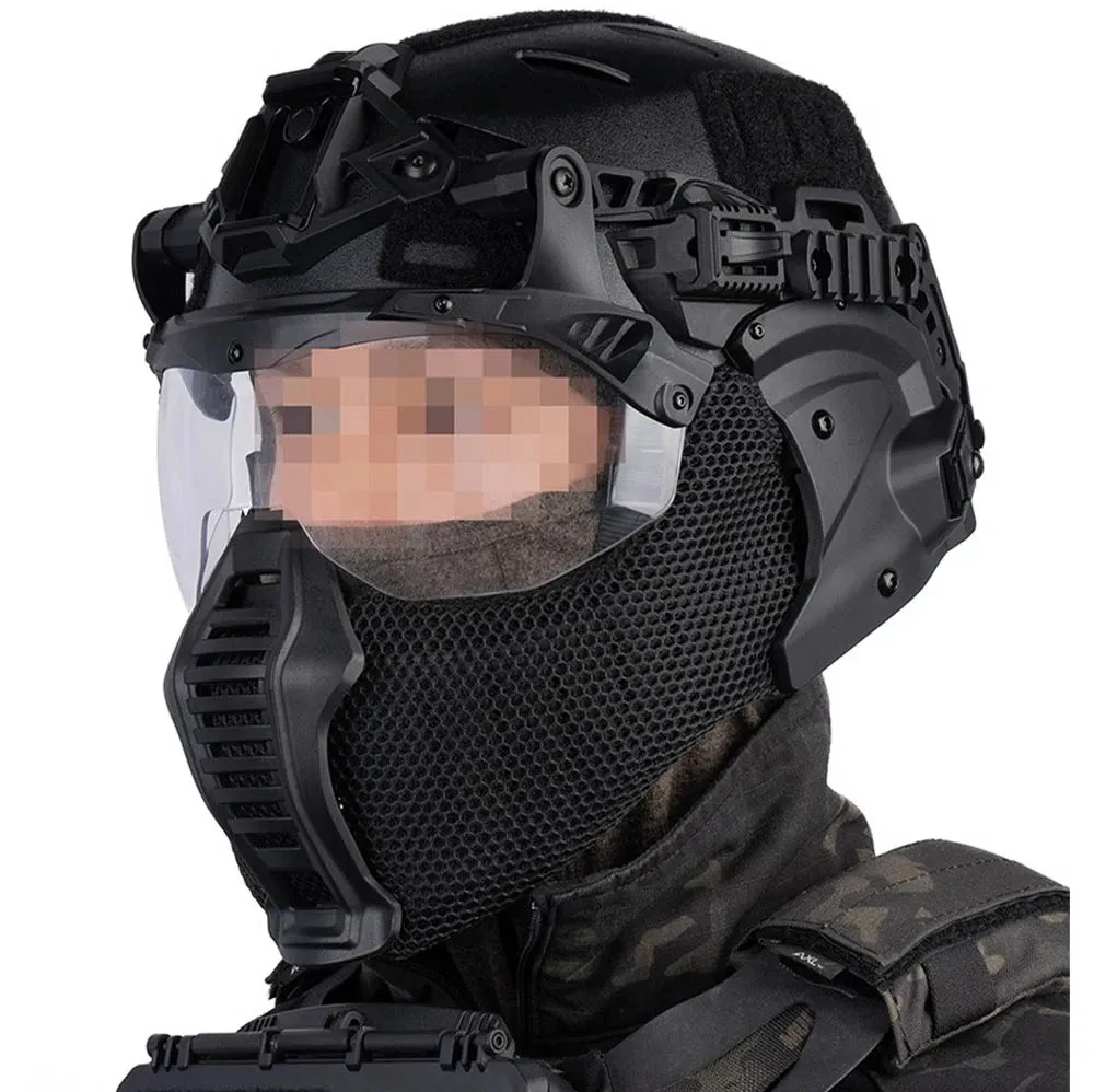 Casco táctico Wendy 3,0 protección completa con accesorios Airsoft - imagen 3