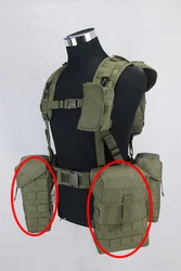 Accesorios para chaleco táctico MOLLE camuflaje ruso entrenamiento