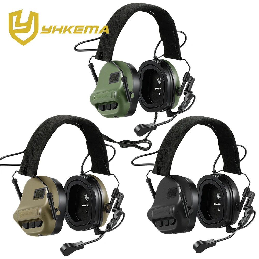 Auriculares tácticos DSP con orejeras y diseño ergonómico
