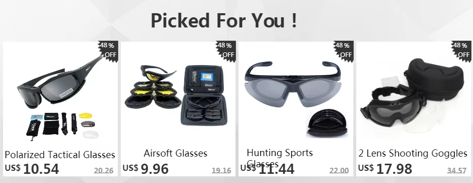 Gafas de sol polarizadas con montura negra y lentes múltiples