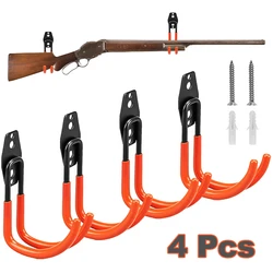 Soporte de pared para armas metálico para rifles y escopetas