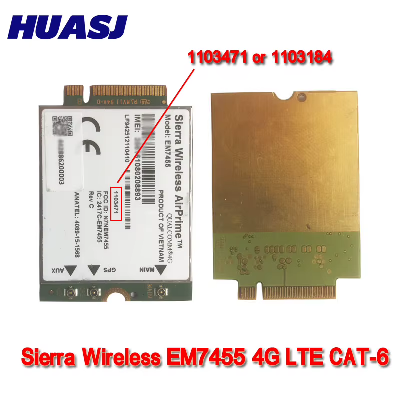 AirPrime EM7455 módulo LTE Cat-6 4G NGFF M2 – comunicaciones móviles tacticas
