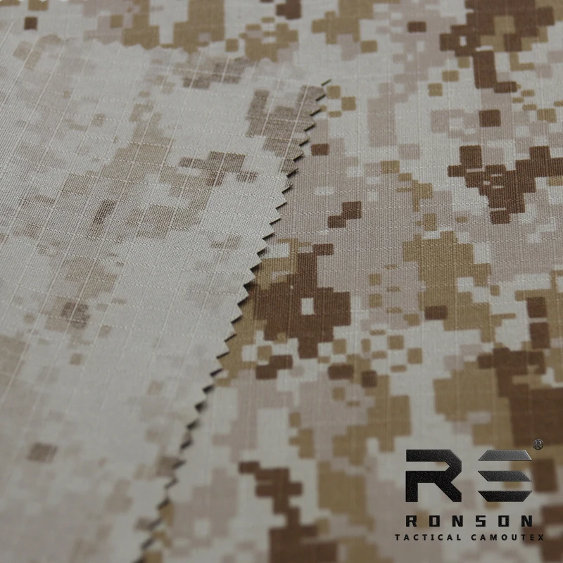 Detalle del tejido y textura ripstop