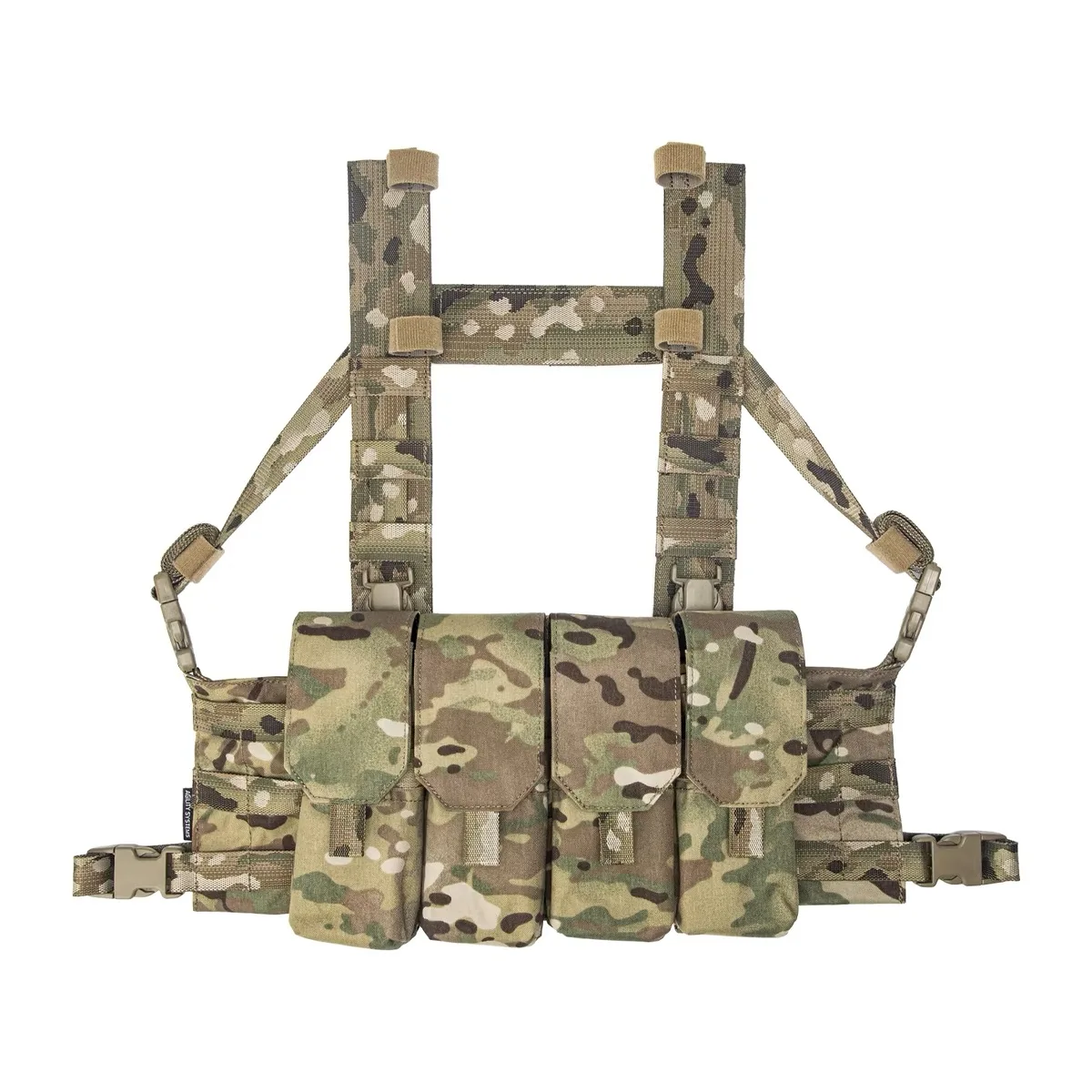 Colgador de pecho táctico ligero 500D Cordura MOLLE camouflage - imagen 2