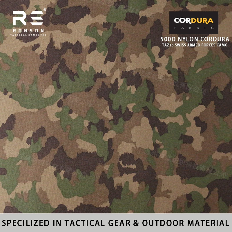 TAZ16 Tela Cordura 500D con PU resistente al agua táctica