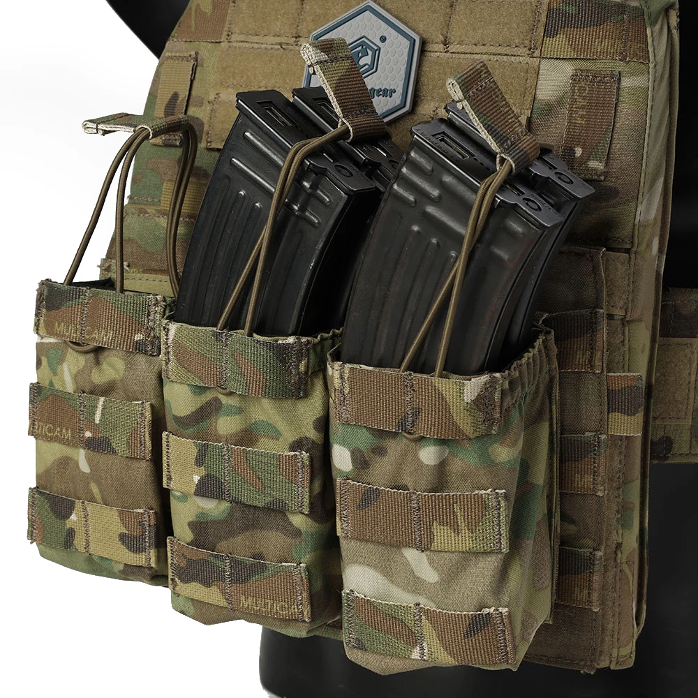 Emersongear Bolsa táctica para cargadores triple, panel abierto nailon - imagen 5