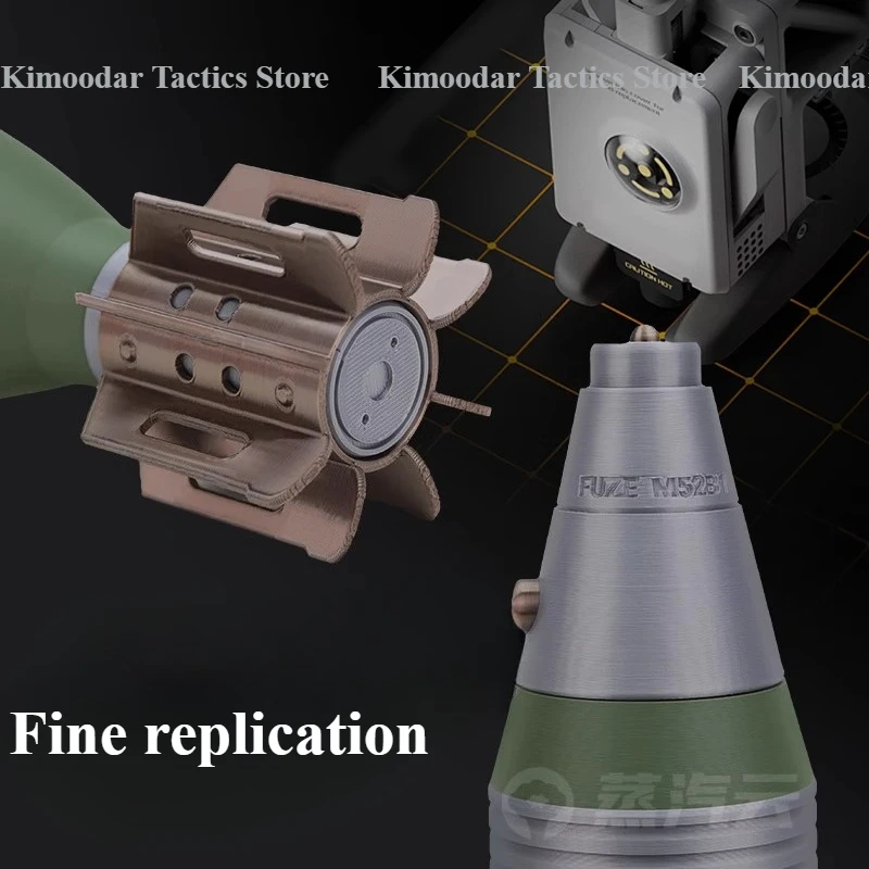 Réplica militar M49 impresa en 3D para escritorio, montaje manual - imagen 3
