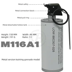 Réplica M116A1 metal escala real equipamiento militar - no funcional