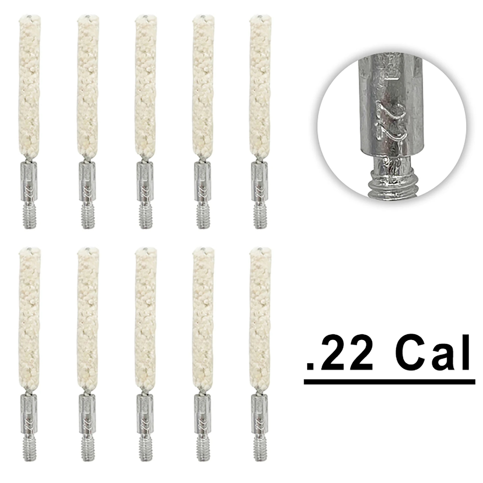 Cepillos algodón limpieza pistola – Rosca universal para mantenimiento - imagen 3