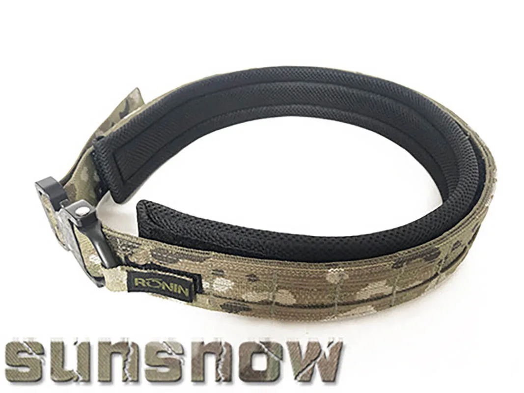 Cinturón interior táctico reforzado para tiro y caza, Airsoft - imagen 5
