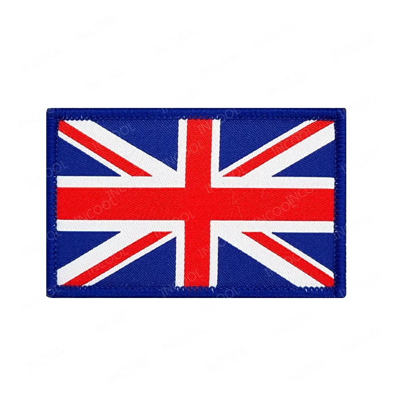 Parche bandera Reino Unido táctico PVC reflectante para brazalete - imagen 5