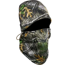 Gorro táctico invierno camuflaje biónico a prueba de viento exterior