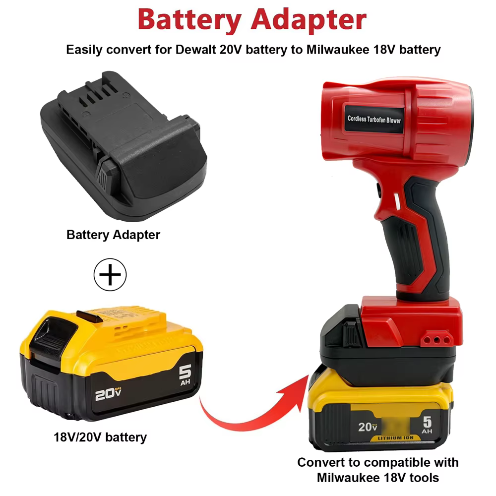 Adaptador de batería DeWalt a Milwaukee herramientas inalámbricas - imagen 5