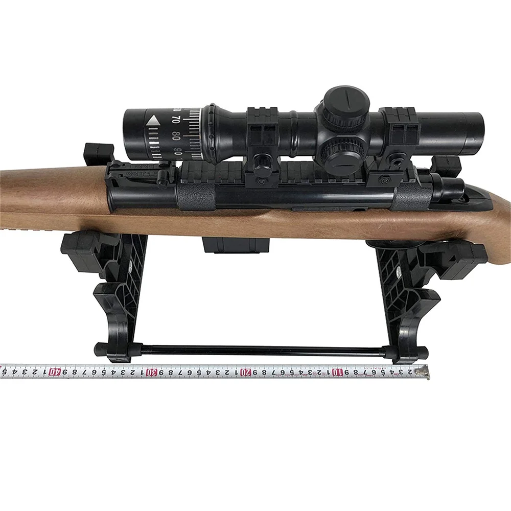 Soporte de limpieza de rifle doble uso banco airsoft y tiro estable