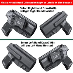 Funda IWB KYDEX Sig P365 – Oculta con retención para zurdos